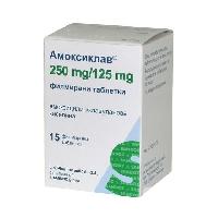 АМОКСИКЛАВ ТАБЛ.375 МГ.Х 15
