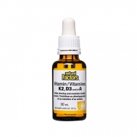 NATURAL FACTORS ВИТАМИН К2 D3 +A КАПКИ30
