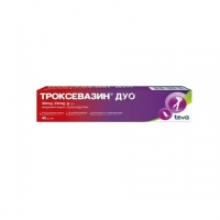 ТРОКСЕВАЗИН ДУО ГЕЛ 45 ГР.